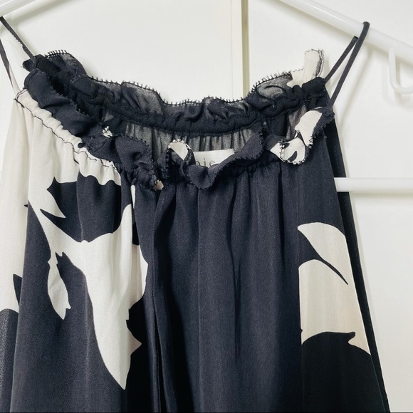 Joie 100% Silk Jerelle Floral Midi Dress size M - Picture 8 of 14